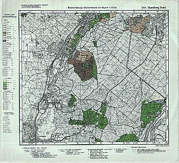 Produktbild 1 für den Artikel: Bodenschätzungskarte 1:25 000 7934 Starnberg Nord