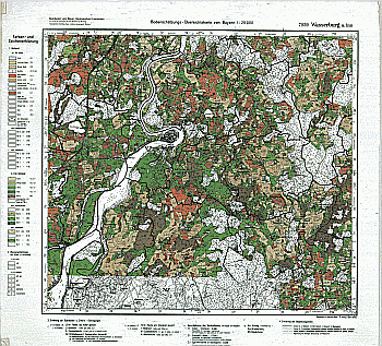 Produktbild 1 für den Artikel: Bodenschätzungskarte 1:25 000 7939 Wasserburg am Inn