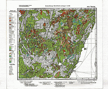 Produktbild 1 für den Artikel: Bodenschätzungskarte 1:25 000 8033 Tutzing