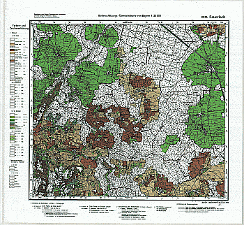 Produktbild 1 für den Artikel: Bodenschätzungskarte 1:25 000 8035 Sauerlach