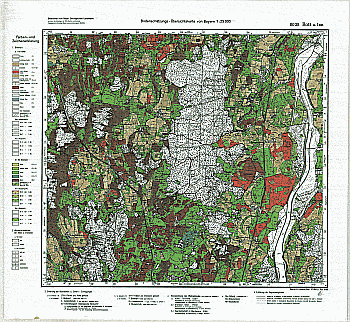 Produktbild 1 für den Artikel: Bodenschätzungskarte 1:25 000 8038 Rott am Inn