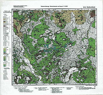 Produktbild 1 für den Artikel: Bodenschätzungskarte 1:25 000 8135 Sachsenkam