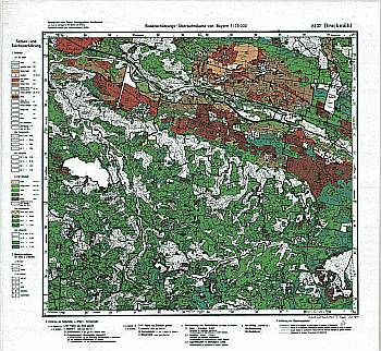 Produktbild 1 für den Artikel: Bodenschätzungskarte 1:25 000 8137 Bruckmühl