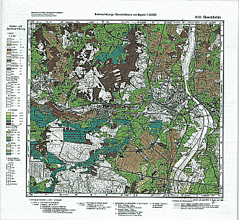 Produktbild 1 für den Artikel: Bodenschätzungskarte 1:25 000 8138 Rosenheim