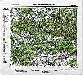 Produktbild 1 für den Artikel: Bodenschätzungskarte 1:25 000 8142 Teisendorf