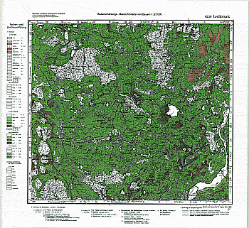 Produktbild 1 für den Artikel: Bodenschätzungskarte 1:25 000 8230 Lechbruck