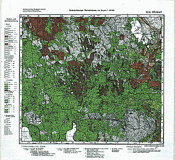 Produktbild 1 für den Artikel: Bodenschätzungskarte 1:25 000 8233 Iffeldorf