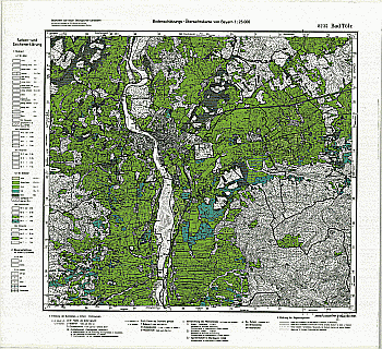 Produktbild 1 für den Artikel: Bodenschätzungskarte 1:25 000 8235 Bad Tölz