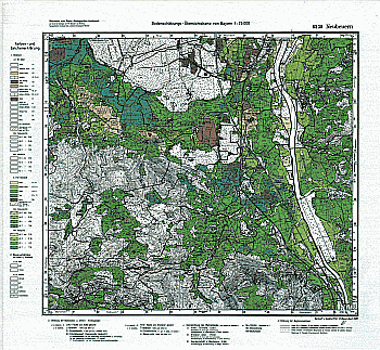 Produktbild 1 für den Artikel: Bodenschätzungskarte 1:25 000 8238 Neubeuern