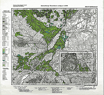 Produktbild 1 für den Artikel: Bodenschätzungskarte 1:25 000 8243/8244 Bad Reichenhall