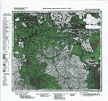 Produktbild 1 für den Artikel: Bodenschätzungskarte 1:25 000 8332 Unterammergau