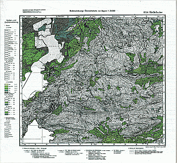 Produktbild 1 für den Artikel: Bodenschätzungskarte 1:25 000 8334 Kochel am See