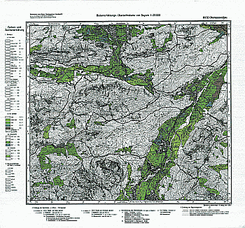 Produktbild 1 für den Artikel: Bodenschätzungskarte 1:25 000 8432 Oberammergau