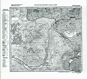 Produktbild 1 für den Artikel: Bodenschätzungskarte 1:25 000 8531/8631 Zugspitze