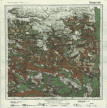 Produktbild 1 für den Artikel: Bodenschätzungskarte 1:25 000 406 Öttingen