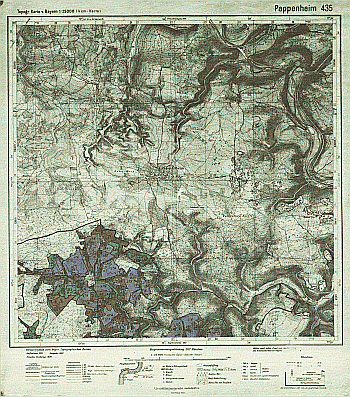 Produktbild 1 für den Artikel: Bodenschätzungskarte 1:25 000 435 Pappenheim