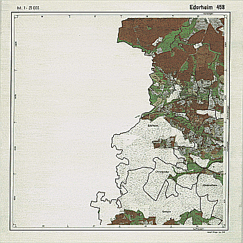 Produktbild 1 für den Artikel: Bodenschätzungskarte 1:25 000 458 Ederheim