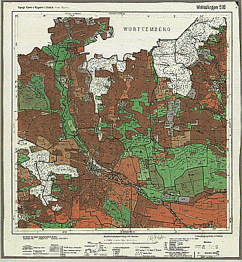 Produktbild 1 für den Artikel: Bodenschätzungskarte 1:25 000 516 Wittislingen