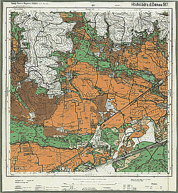 Produktbild 1 für den Artikel: Bodenschätzungskarte 1:25 000 517 Höchstädt