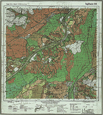 Produktbild 1 für den Artikel: Bodenschätzungskarte 1:25 000 518 Tapfheim