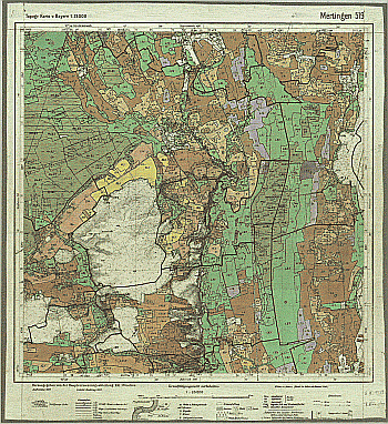 Produktbild 1 für den Artikel: Bodenschätzungskarte 1:25 000 519 Mertingen