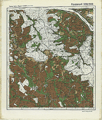 Produktbild 1 für den Artikel: Bodenschätzungskarte 1:25 000 539/568 Fürstenzell