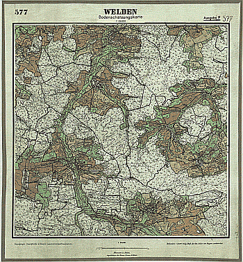 Produktbild 1 für den Artikel: Bodenschätzungskarte 1:25 000 577 Welden