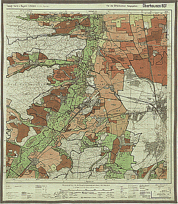 Produktbild 1 für den Artikel: Bodenschätzungskarte 1:25 000 607 Oberhausen