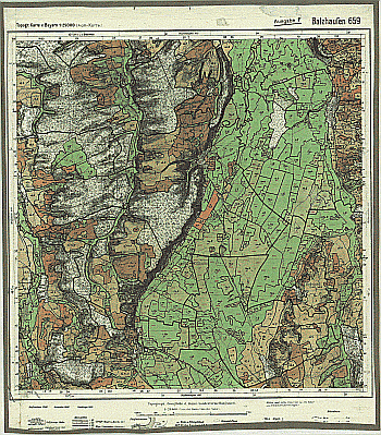 Produktbild 1 für den Artikel: Bodenschätzungskarte 1:25 000 659 Balzhausen