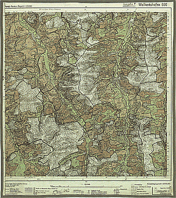 Produktbild 1 für den Artikel: Bodenschätzungskarte 1:25 000 660 Walkertshofen