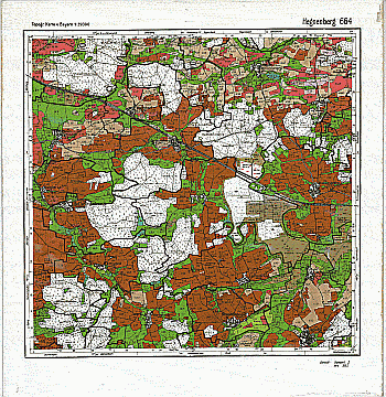 Produktbild 1 für den Artikel: Bodenschätzungskarte 1:25 000 664 Hegnenberg