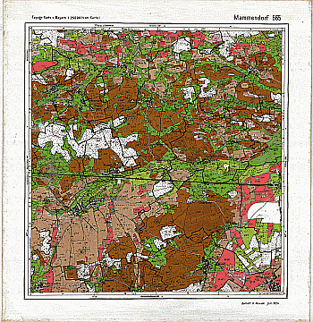 Produktbild 1 für den Artikel: Bodenschätzungskarte 1:25 000 665 Mammendorf