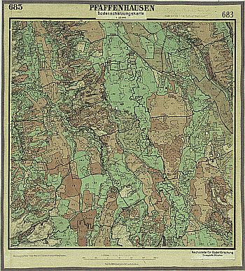 Produktbild 1 für den Artikel: Bodenschätzungskarte 1:25 000 683 Pfaffenhausen