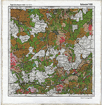 Produktbild 1 für den Artikel: Bodenschätzungskarte 1:25 000 688 Geltendorf