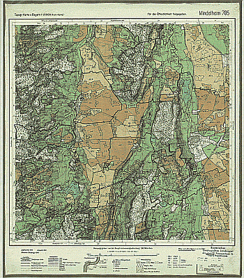 Produktbild 1 für den Artikel: Bodenschätzungskarte 1:25 000 705 Mindelheim