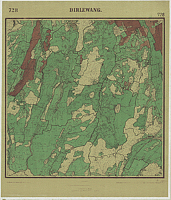Produktbild 1 für den Artikel: Bodenschätzungskarte 1:25 000 728 Dirlewang