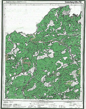 Produktbild 1 für den Artikel: Bodenschätzungskarte 1:25 000 826/798 Simmerberg