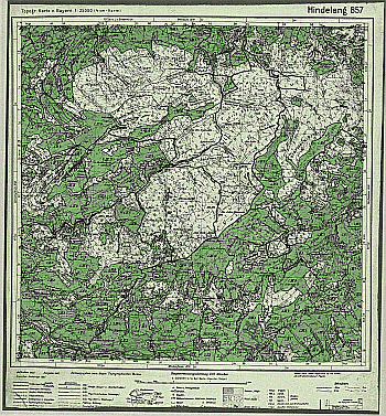 Produktbild 1 für den Artikel: Bodenschätzungskarte 1:25 000 857 Hindelang