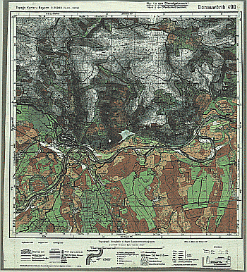 Produktbild 1 für den Artikel: Bodenschätzungskarte 1:25 000 490 Donauwörth