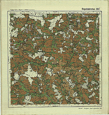 Produktbild 1 für den Artikel: Bodenschätzungskarte 1:25 000 593 Diepoltskirchen