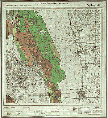 Produktbild 1 für den Artikel: Bodenschätzungskarte 1:25 000 608 Augsburg