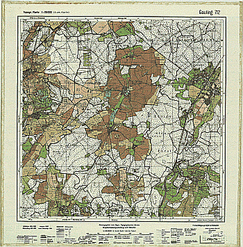 Produktbild 1 für den Artikel: Bodenschätzungskarte 1:25 000 712 Gauting