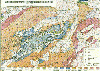 Produktbild 1 für den Artikel: Geologische Karte m. Erläuterung 1:12 500 Laubensteingebiet, Geologie und Karstmorphologie