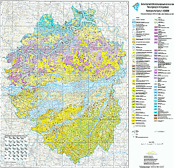 Produktbild 1 für den Artikel: Geologische Karte 1:100 000 Planungsregion 10 Ingolstadt