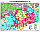 Detailansicht zu Geologische Karte 1:100 000 des Impaktraters Nördlinger Ries mit Kurzerläuterungen auf der Rückseite in deutscher und englischer Sprache