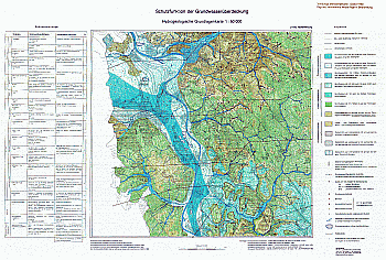 Produktbild 1 für den Artikel: Hydrogeologische Karte 1:50 000 L6120 Aschaffenburg