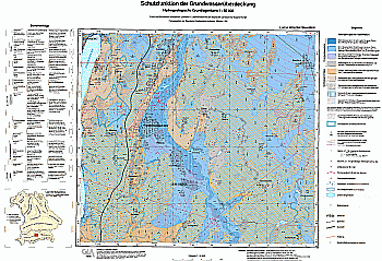 Produktbild 1 für den Artikel: Hydrogeologische Karte 1:50 000 L8134 Wolfratshausen