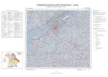 Produktbild 1 für den Artikel: Hydrogeologische Karte 1:50 000 L7538 Landshut