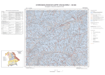 Produktbild 1 für den Artikel: Hydrogeologische Karte 1:50 000 L7540 Vilsbiburg