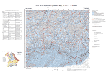 Produktbild 1 für den Artikel: Hydrogeologische Karte 1:50 000 L7742 Altötting